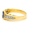 Bague 59 Bague en or, diamant et saphir 58 Facettes F9BFFB34C2F04F06AFED1654413E6CE2