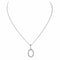 Collier Collier Chaîne + pendentif Or blanc Diamant 58 Facettes 2722615CN