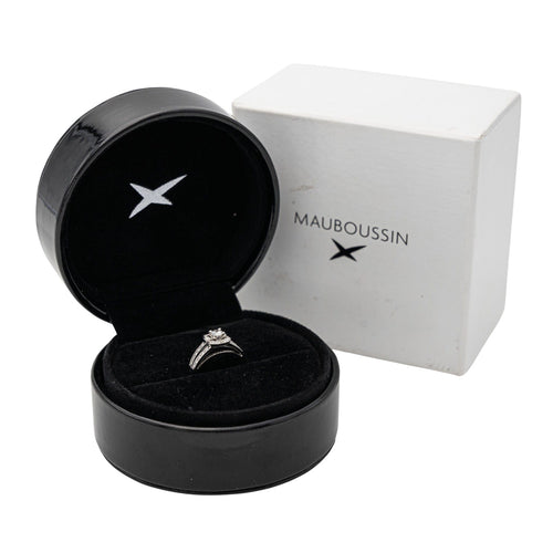 Bague 51 Mauboussin Bague Chance of Love Or blanc Diamant 58 Facettes 2830632CN