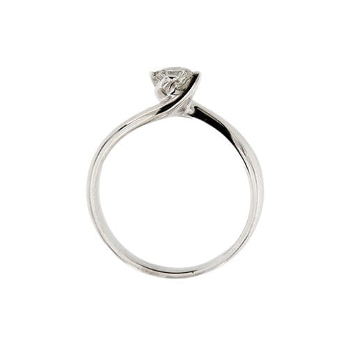 Bague 56 Bague solitaire avec diamant de 0,35 ct 58 Facettes 27243