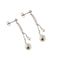Boucles d'oreilles Boucles d'oreilles pendantes en perles et diamants 58 Facettes 30516