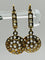 Boucles d'oreilles Boucles d'oreilles en or de style Art déco avec saphirs incolores 58 Facettes 50180