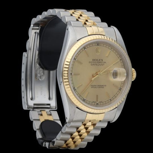 Montre Rolex Montre Datejust 36 Or Jaune 18K / Acier 58 Facettes MT44129