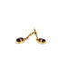 Boucles d'oreilles Dormeuses Or Jaune 18k & Grenat 58 Facettes 2-BOA2-GS38431-1