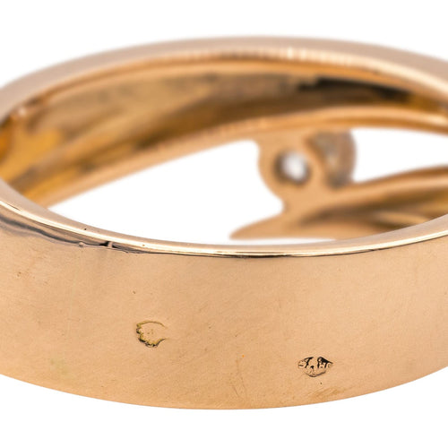 Bague 52.5 Garel Bague Solitaire  Or rose Diamant 58 Facettes 3777150CN