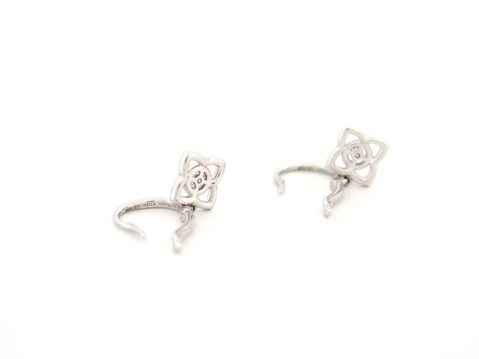 Boucles d'oreilles boucles d'oreilles DE BEERS dormeuses enchanted lotus or diamants 58 Facettes 263055