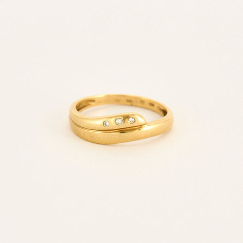 Bague Bague or jaune diamant 58 Facettes LP1033/12