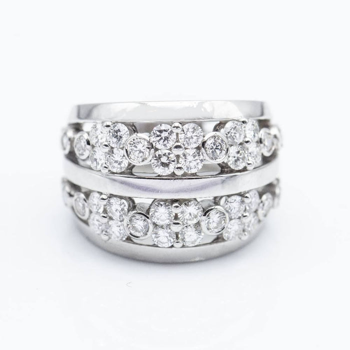 Bague 53 Bague en or blanc et diamant 58 Facettes N102898