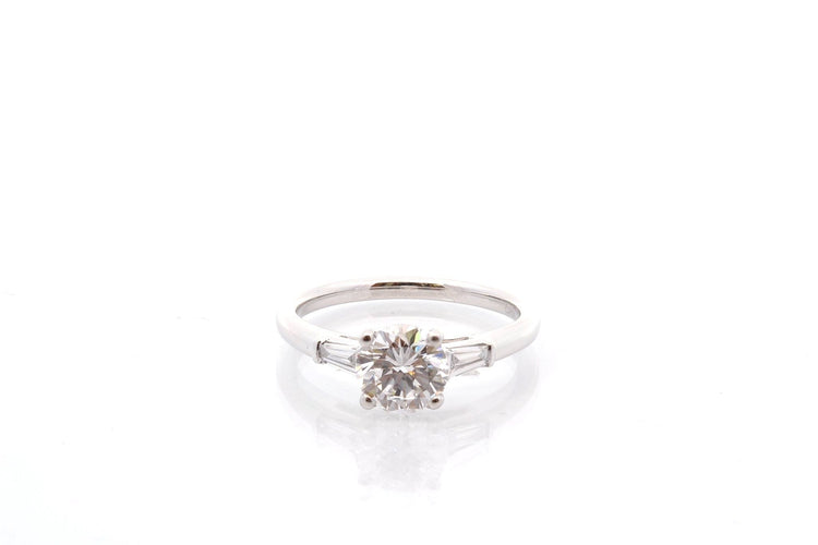Bague 53 Bague diamant de 1,14cts F/VVS2 58 Facettes 27359-27378
