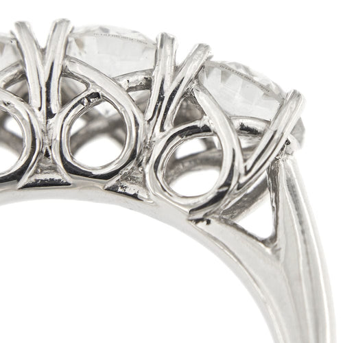 Bague Bague trilogie avec diamants 58 Facettes 3550