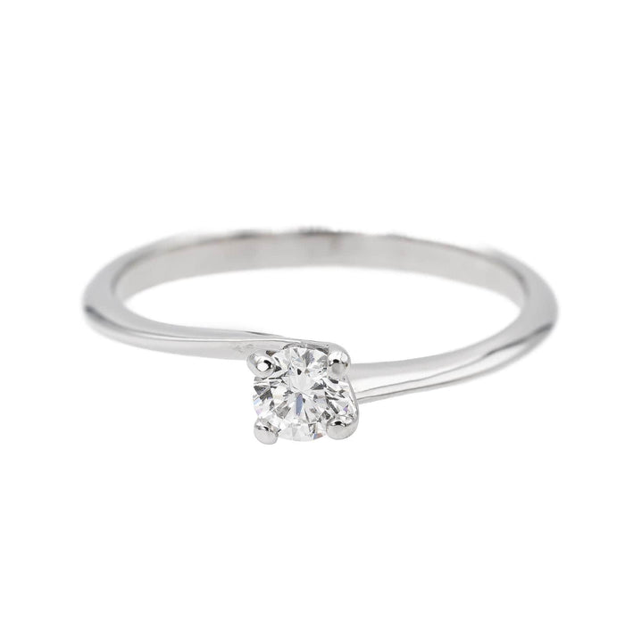 Bague 51 Bague Solitaire Or blanc Diamant 58 Facettes 3227153CN