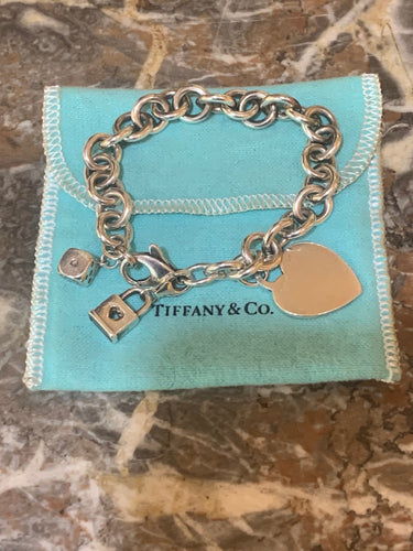 Bracelet Tiffany & Co. - Bracelet Gourmette Cœur Argent 925 Millièmes 58 Facettes