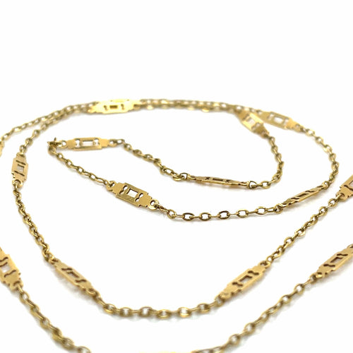 Collier Chaine Ancienne Or Jaune 58 Facettes