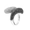 Bague 58 Bague diamants noirs et blancs 58 Facettes 29142
