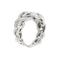 Bague 53 Bague gourmette Or blanc Diamants 58 Facettes 35796