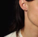 Boucles d'oreilles Puces d'oreilles or jaune godronné diamants 58 Facettes 16-311B