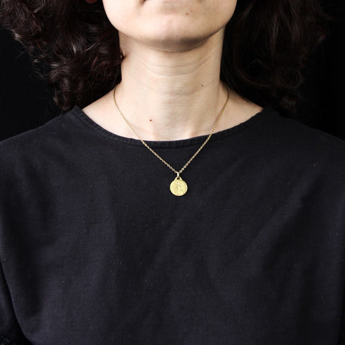 Pendentif Médaille Saint Joseph or jaune 58 Facettes CVP110