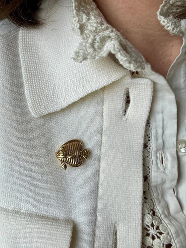 Broche Broche poisson en or jaune 58 Facettes REF24013-177