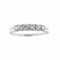 Bague 59 Bague en or blanc avec diamants 58 Facettes 33630