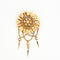 Broche Broche Napoléon III or jaune guilloché avec diamants 58 Facettes GU11