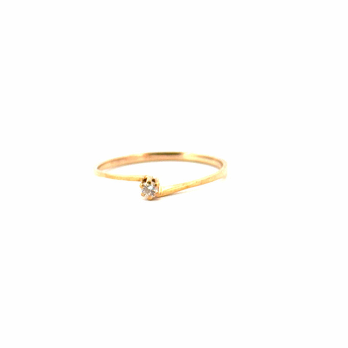 Bague 56 Solitaire Or Jaune Diamant 58 Facettes 30-GS36248