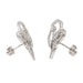 Boucles d'oreilles Boucles d'oreilles Feuille Or blanc Diamant 58 Facettes 3367695CN