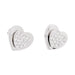 Boucles d'oreilles Boucles d'oreille Piaget "Coeur" or blanc, diamants. 58 Facettes 33963