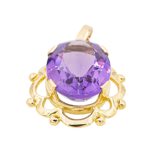 Pendentif Pendentif Or jaune Améthyste 58 Facettes 3105058CN