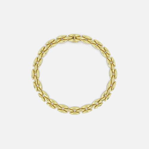 Collier CARTIER - Collier à maillons ovales en or jaune Gentiane 58 Facettes 22807