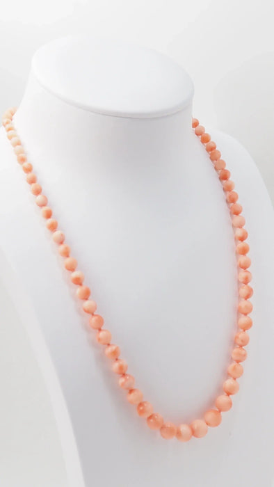 Collier Collier or jaune corail 58 Facettes corail