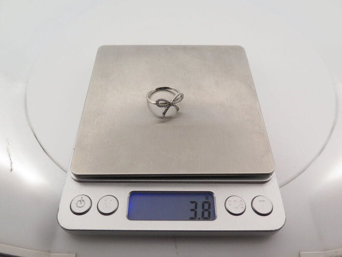 Bague 53 bague TIFFANY & CO noeud platine 950 diamants 58 Facettes 260905