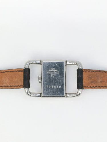 Montre Jaeger Lecoultre - montre Etrier Acier, Cuir 58 Facettes 421