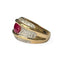 Bague 54 Bague rubis diamants 58 Facettes 329