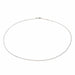 Collier Collier Maille forçat Or blanc 58 Facettes 3552525CN