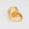 Bague Bague vintage Tiffany & Co. en or jaune 18 carats, signée Elsa Peretti, taille 5,5, or et perle. 58 Facettes G13980