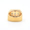 Bague 58 Bague en or jaune avec diamants de 0,45 ct 58 Facettes