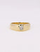 Bague 54 Bague jonc or jaune diamant 58 Facettes J375