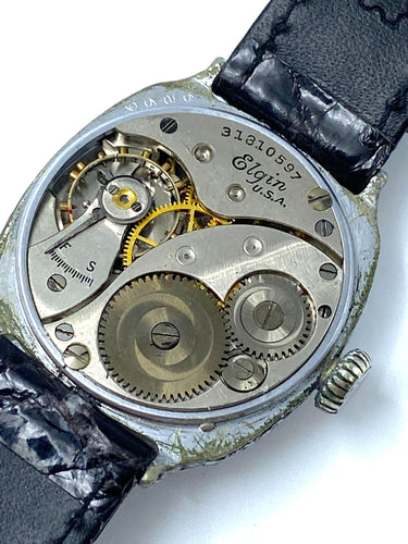 Montre Montre légionnaire Elgin, 1929 58 Facettes