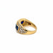 Bague 53 Illario - Natural Sapphire and Diamond Band Ring 58 Facettes