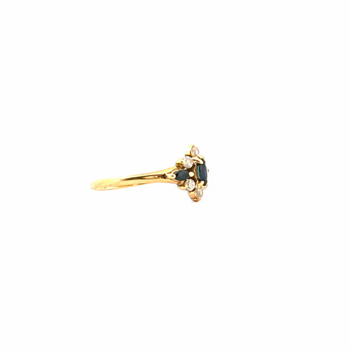 Bague 51 Bague Or Jaune Diamants & Saphirs 58 Facettes 38-GS35638-4