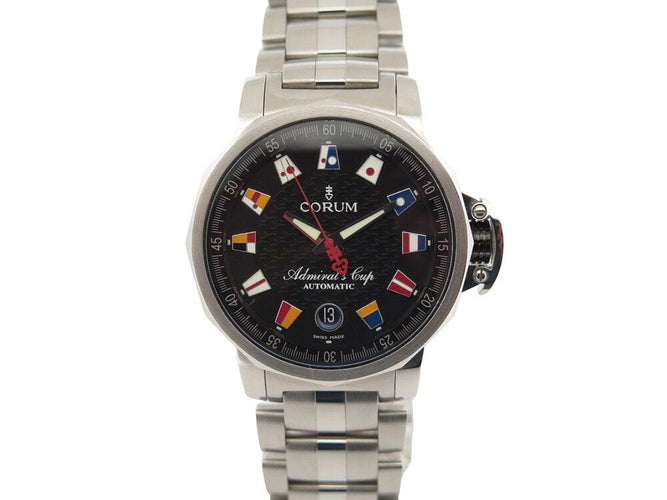 Montre montre CORUM admiral's cup 41 mm automatique acier 58 Facettes 261220