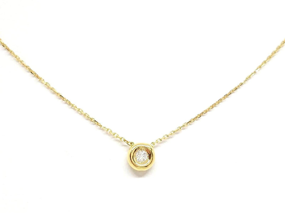 Collier Collier Or jaune Diamant 58 Facettes 579157RV