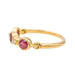 Bague 56 Bague Alliance Or jaune Rubis 58 Facettes 2991938CN