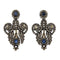 Boucles d'oreilles Boucles d'oreilles en or jaune et argent avec saphirs et diamants 58 Facettes G3576