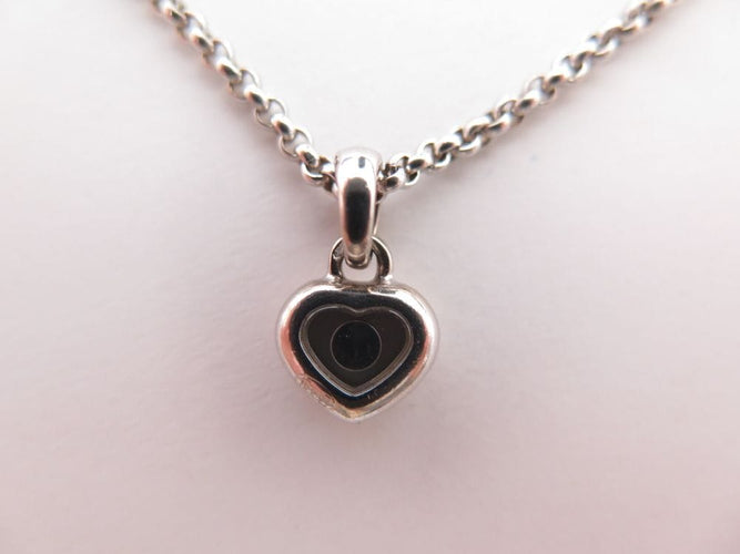 Collier collier CHOPARD happy or blanc 58 Facettes 260258