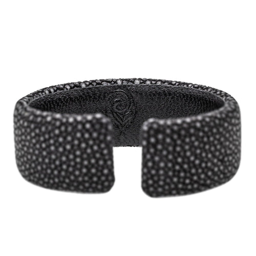 Bracelet Bracelet Manchette Or rose Galuchat 58 Facettes 578155CD