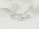 Bague 53 Bague solitaire en or blanc et diamants 0.30 ct 58 Facettes 32448/31791