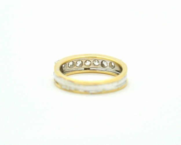 Bague Bague Rivière Recarlo en or blanc et jaune 58 Facettes