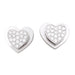 Boucles d'oreilles Boucles d'oreille Piaget "Coeur" or blanc, diamants. 58 Facettes 33963