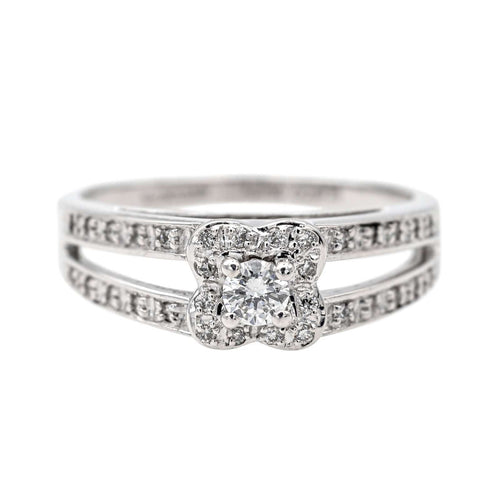 Bague 47 Mauboussin Bague Chance of love Or blanc Diamant 58 Facettes 3395042CN